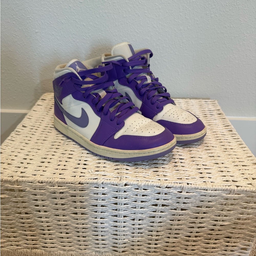 Purple and White Sneakers